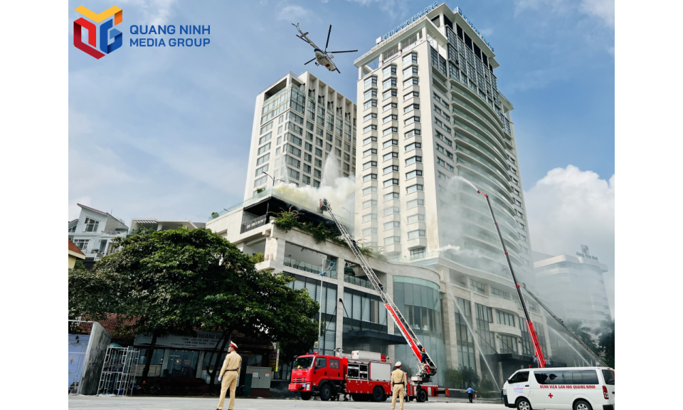 Ngày 1/10 chính thức diễn tập phương án chữa cháy cấp Bộ tại Quảng Ninh