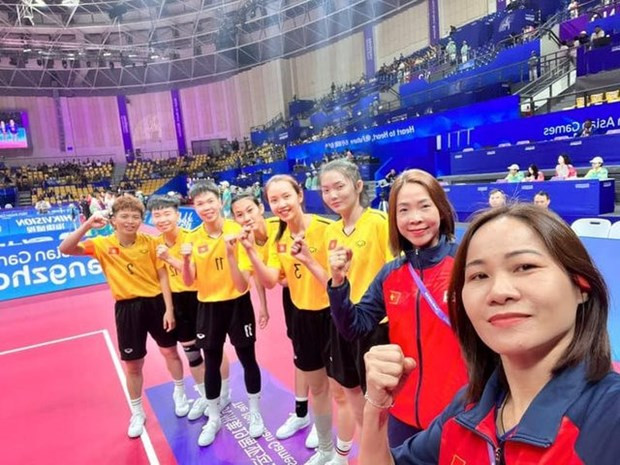 ASIAD 2023: Cau may Nu Viet Nam vao chung ket, tranh huy chuong Vang hinh anh 1