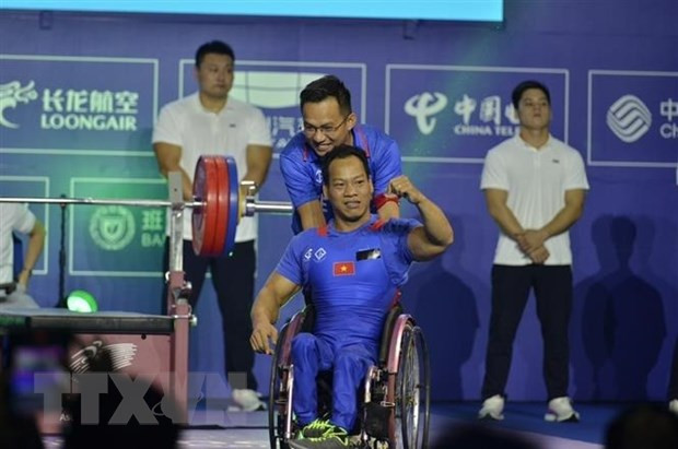 Asian Para Games 2023: Doan Viet Nam co tam huy chuong dau tien hinh anh 1