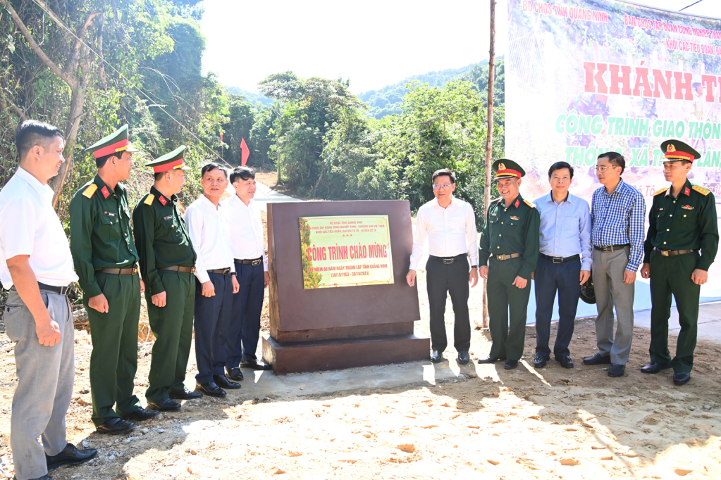 Đây là công trình chào mừng kỷ niệm 60 năm Ngày thành lập tỉnh Quảng Ninh (30/10/1963 - 30/10/2023).