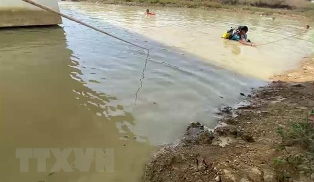 Quang Tri: Nam sinh tu vong o ho cong trinh cao toc Van Ninh-Cam Lo hinh anh 1