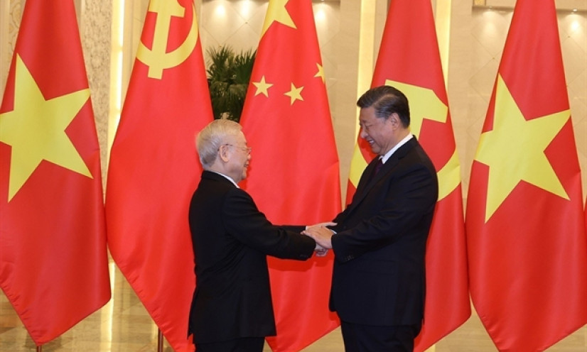Vietnamese leaders extended greetings to China on National Day