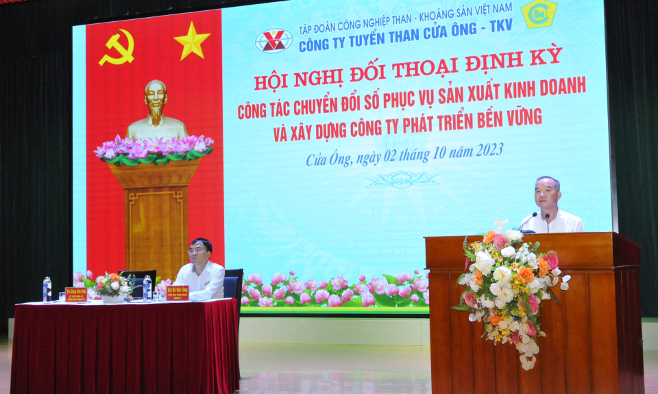 Công ty Tuyển than Cửa Ông: Đối thoại định kỳ về chuyển đổi số
