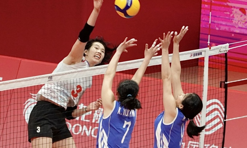 Bóng chuyền nữ Việt Nam hạ Triều Tiên tại Asiad 19