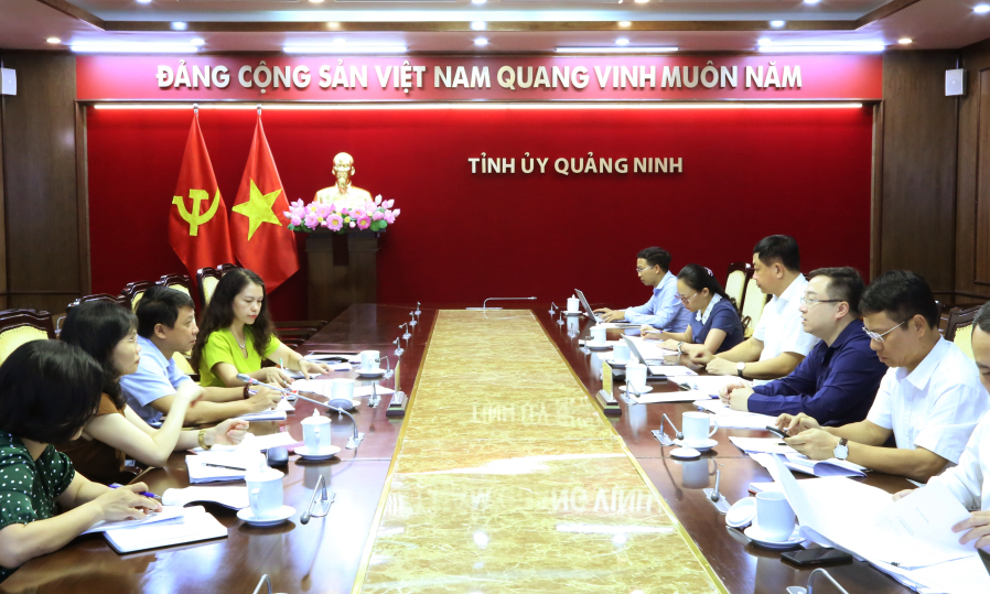 Rà soát công tác chuẩn bị Hội thảo khoa học tại Quảng Ninh