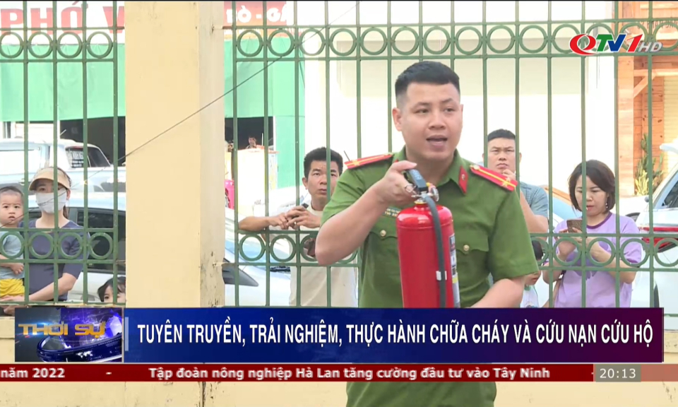 Tuyên truyền, trải nghiệm, thực hành chữa cháy và cứu nạn cứu hộ