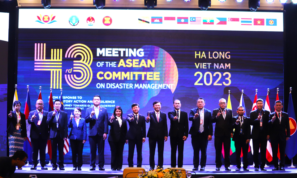 Khai mạc Hội nghị thường niên lần thứ 43 của Ủy ban ASEAN về quản lý thiên tai