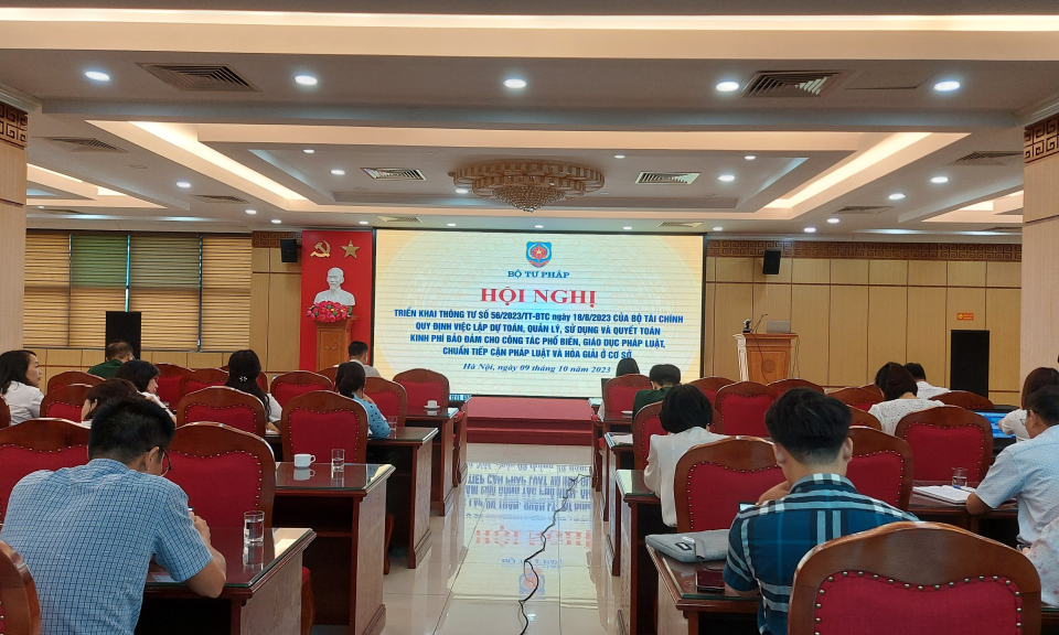 Hội nghị trực tuyến toàn quốc triển khai Thông tư số 56/2023/TT-BTC 