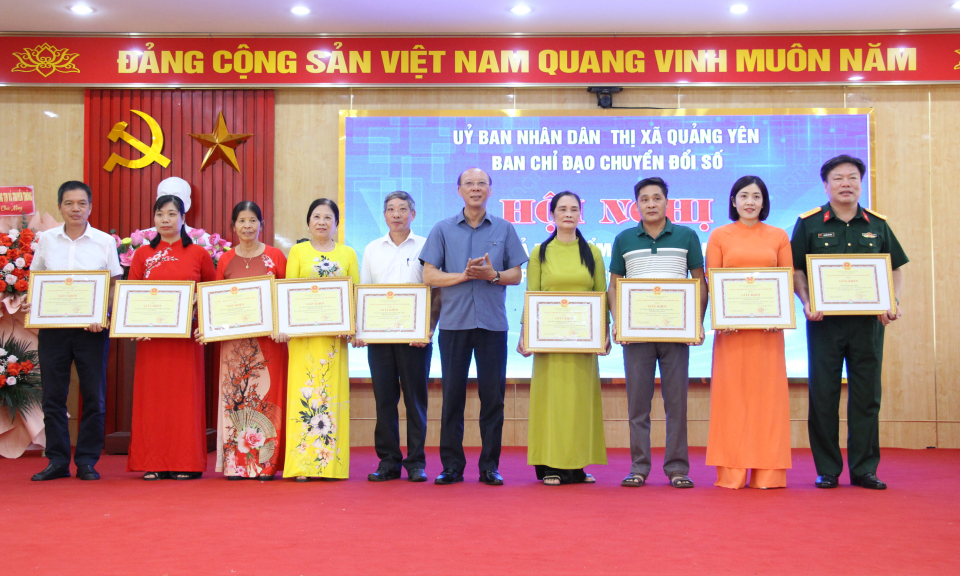 TX Quảng Yên: Nhân rộng mô hình “Xã, phường chuyển đổi số” năm 2023