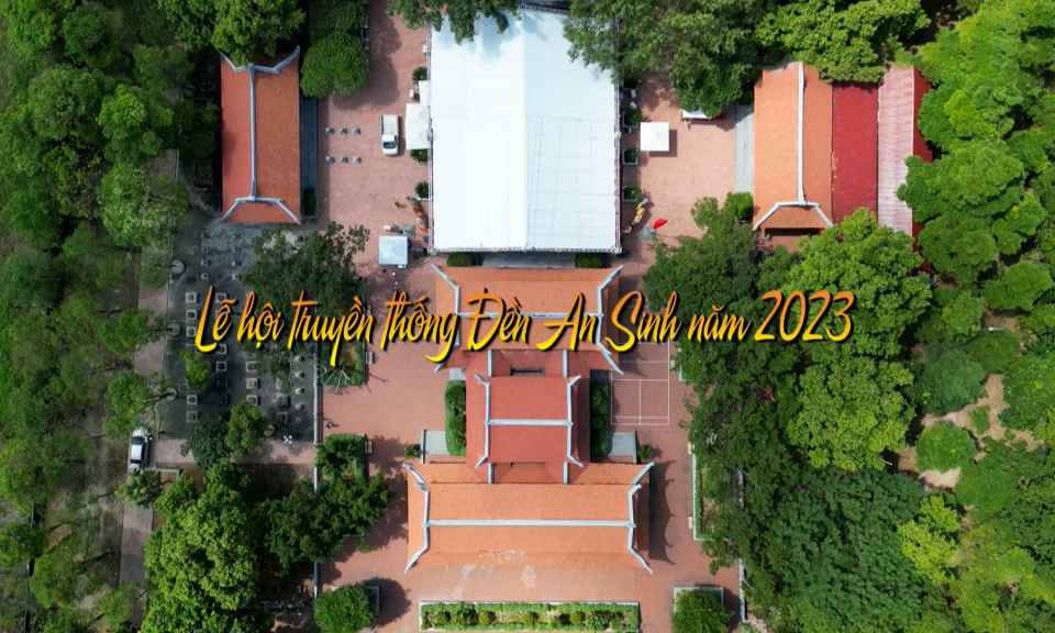 Lễ hội truyền thống đền An Sinh năm 2023