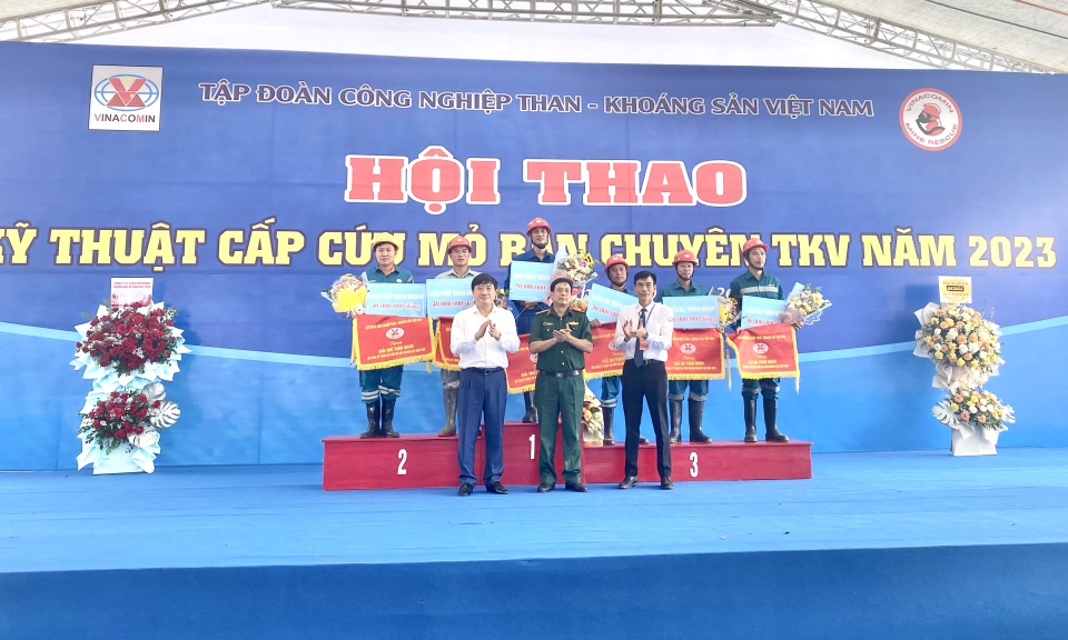Hội thao Cấp cứu mỏ bán chuyên TKV năm 2023