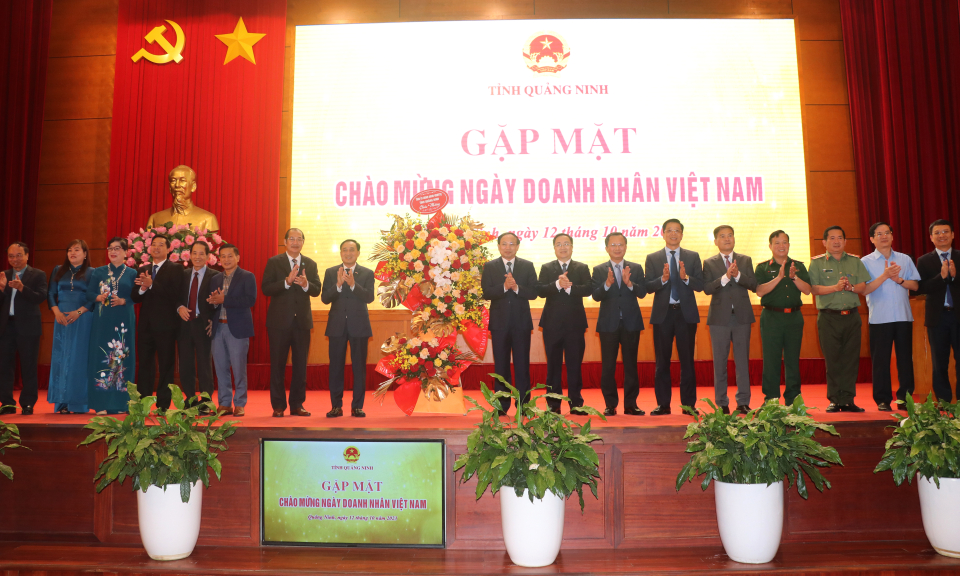 Tỉnh Quảng Ninh gặp mặt doanh nghiệp nhân Ngày Doanh nhân Việt Nam 13/10