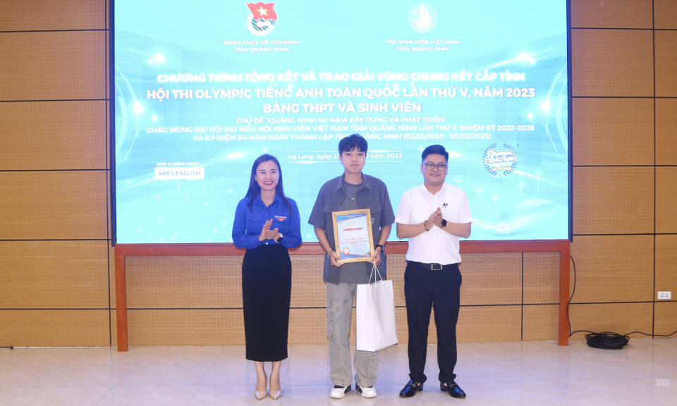Chung kết cấp tỉnh Hội thi “Olympic Tiếng Anh học sinh, sinh viên toàn quốc” 