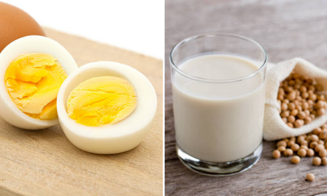 Có nên uống sữa đậu nành kết hợp ăn trứng?
