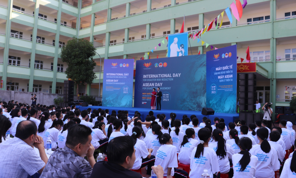 Quang Ninh hosts the ceremony to mark International Day for Disaster Reduction
