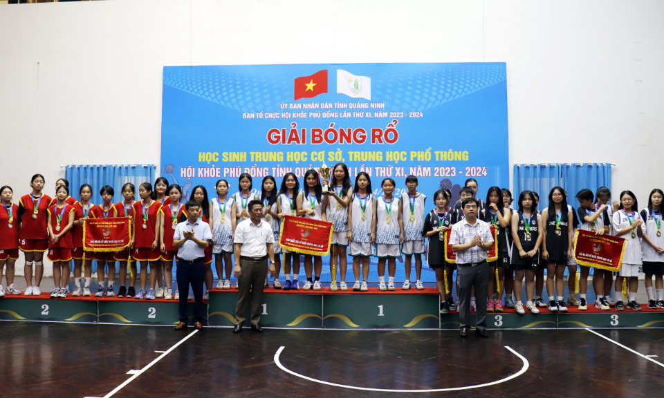 TP Hạ Long giành giải Nhất toàn đoàn Bóng rổ Hội khỏe Phù Đổng lần thứ XI năm 2023