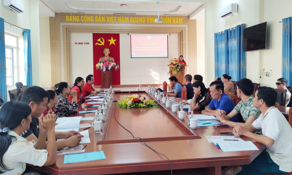 Tập huấn phòng ngừa thiên tai, thảm họa cho ngư dân