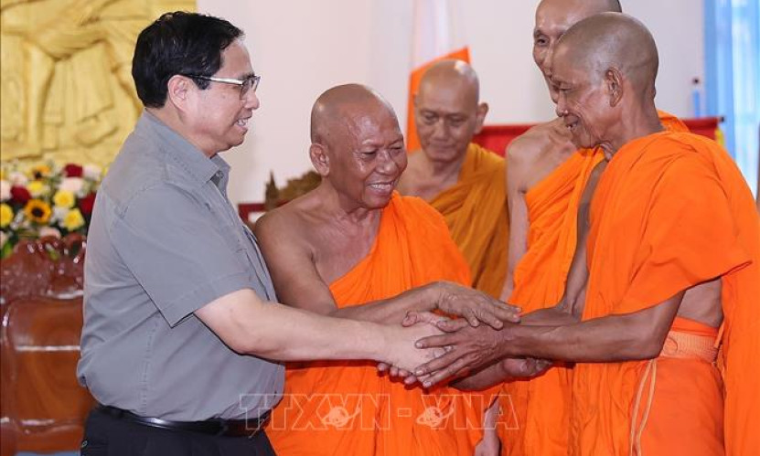 Thủ tướng Phạm Minh Chính chúc mừng đồng bào Khmer nhân Lễ Sene Dolta