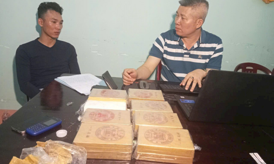 Chở 16 bánh ma túy tới trạm thu phí Phan Thiết - Dầu Giây thì bị tóm