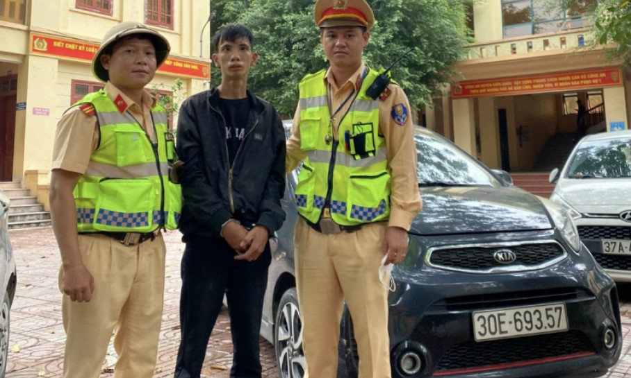 Trộm xe ở Thái Bình, bị bắt tại Nghệ An