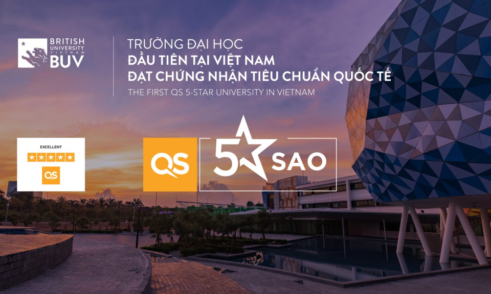 BUV khẳng định chất lượng giáo dục với hai chứng nhận quốc tế QS 5 sao & QAA