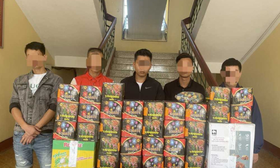 Hà Tĩnh: Khởi tố nhóm đối tượng buôn bán, tàng trữ gần 55kg pháo
