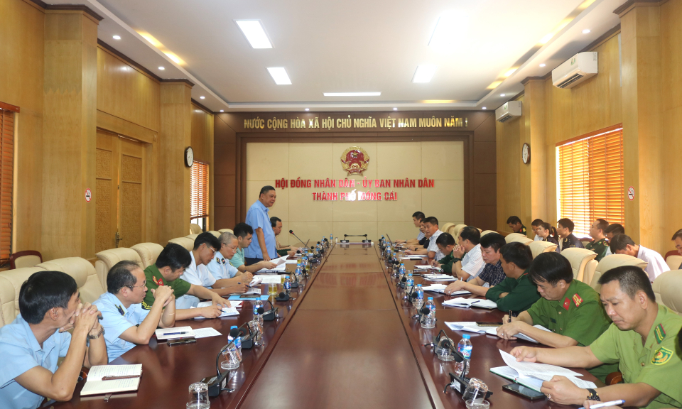 Kiểm tra công tác phòng, chống buôn lậu, gian lận thương mại và hàng giả trên địa bàn TP Móng Cái