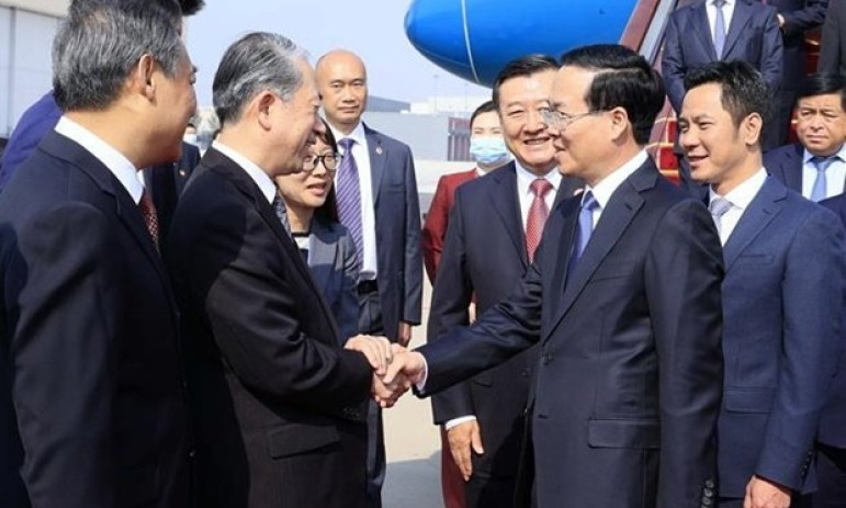 State President arrives in Beijing for third Belt and Road Forum