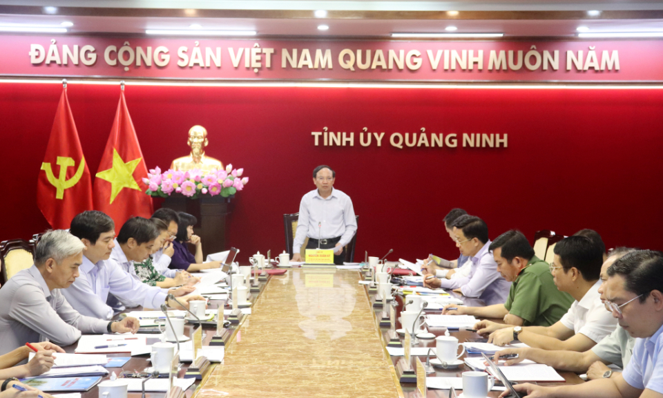 Hội nghị Ban Thường vụ Tỉnh ủy