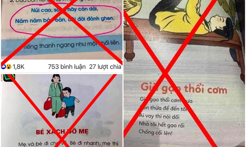 Đề nghị xử lý các cá nhân, tổ chức đưa thông tin sai lệch về sách giáo khoa phổ thông