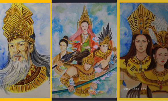Cô gái vẽ tranh kể lịch sử Việt Nam