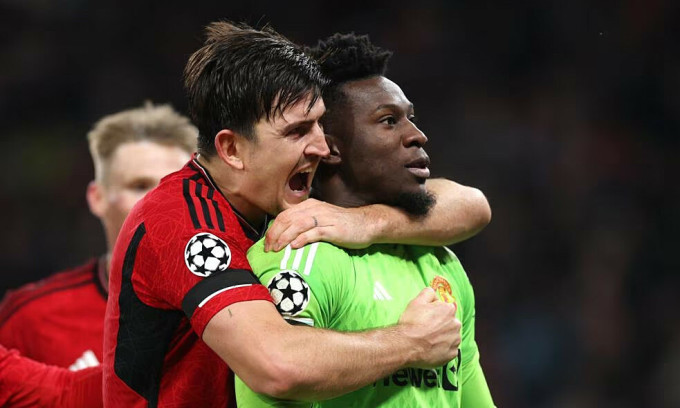 Maguire, Onana giúp Man Utd thắng ở Champions League
