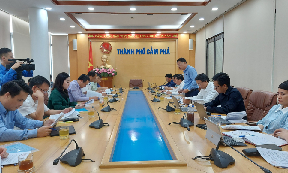 Hội đồng tư vấn giải quyết khiếu nại tố cáo, kiến nghị tỉnh làm việc với Cẩm Phả