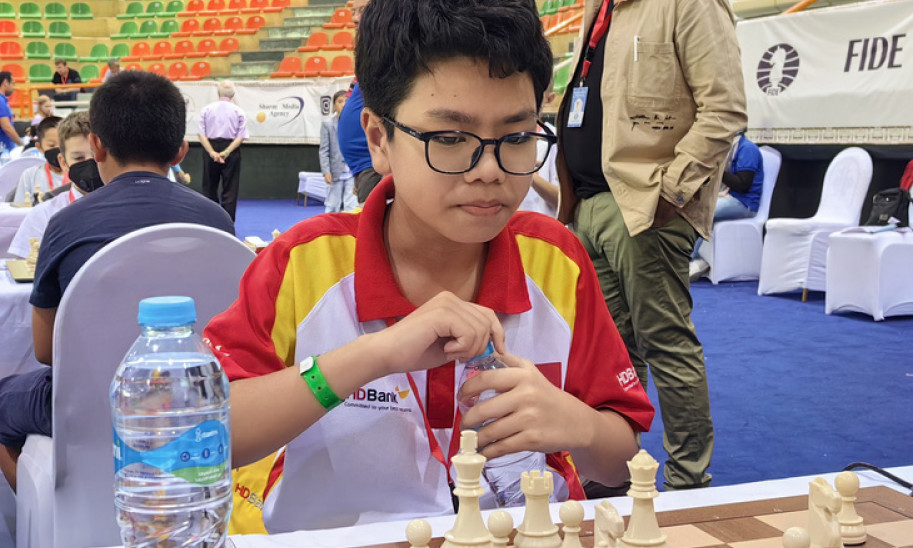 Kỳ thủ Đầu Khương Duy vô địch U12 thế giới