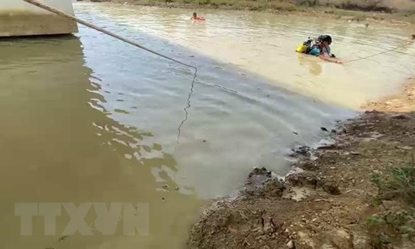 Quảng Trị: Nam sinh tử vong ở hố công trình cao tốc Vạn Ninh-Cam Lộ