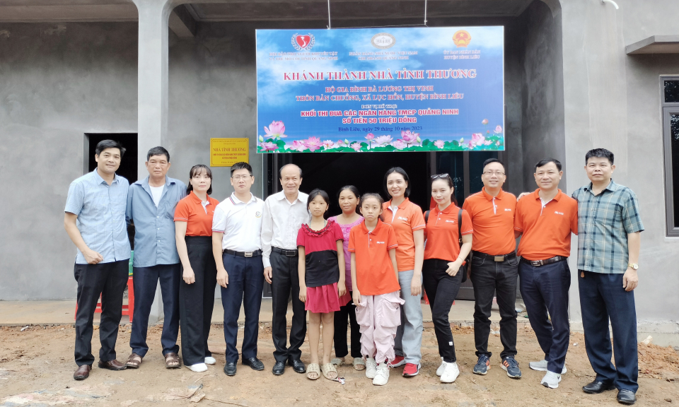 Khánh thành Nhà tình thương cho gia đình người khuyết tật, trẻ mồ côi 
