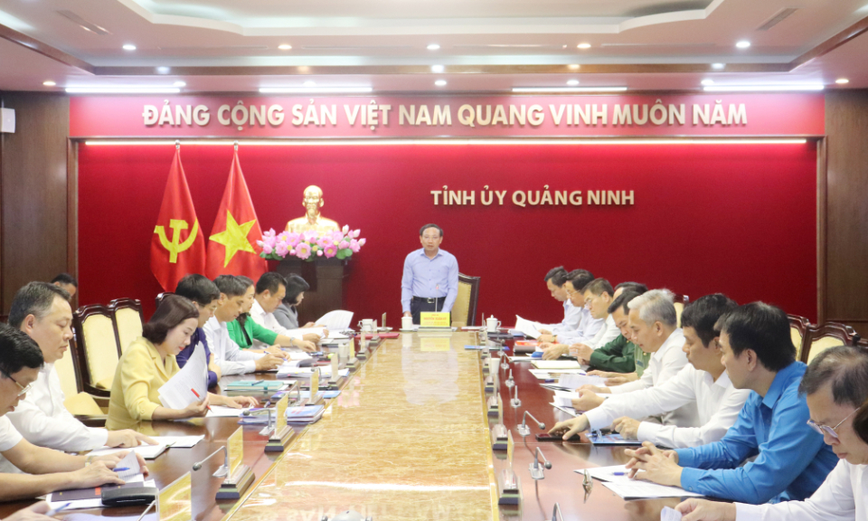 Hội nghị Ban Thường vụ Tỉnh ủy