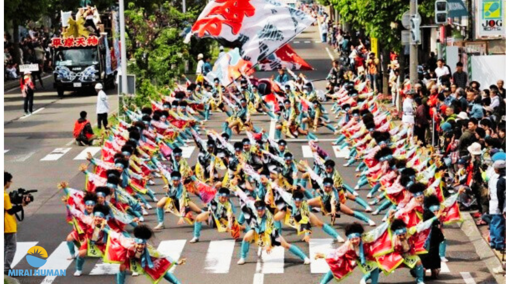 Một lễ hội tại Hokkaido tại Nhật Bản. Ảnh minh họa 