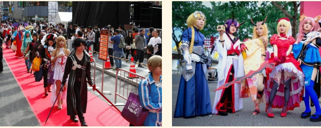 Giao lưu trang phục cosplay.