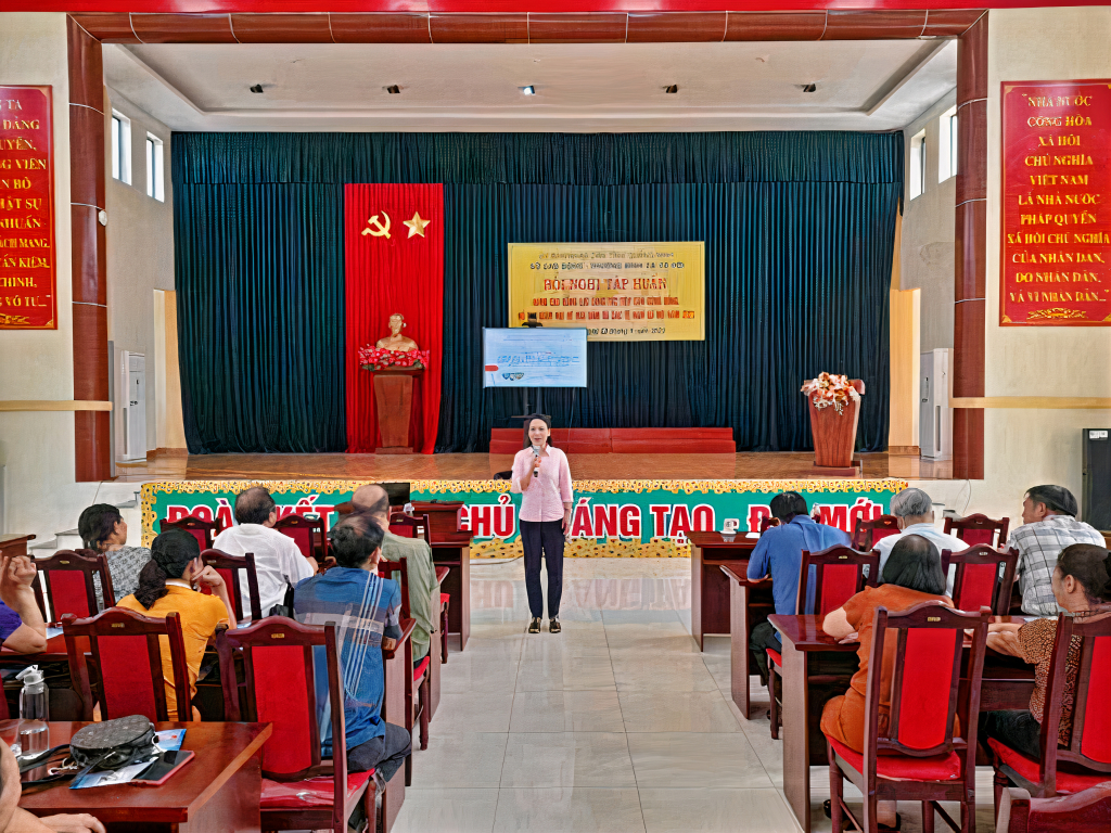 Sở LĐ-TB&XH đã tổ chức hoạt động tập huấn nâng cao năng lực công tác tiếp cận cộng đồng, hỗ trợ giảm hại về mại dâm cho các thành viên mô hình phát huy sức mạnh cộng đồng trong phòng, chống mại dâm tháng 6/2023.