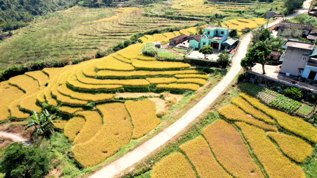 Các tuyến đường liên thôn trên địa bàn huyện Bình Liêu được bê tông hóa.