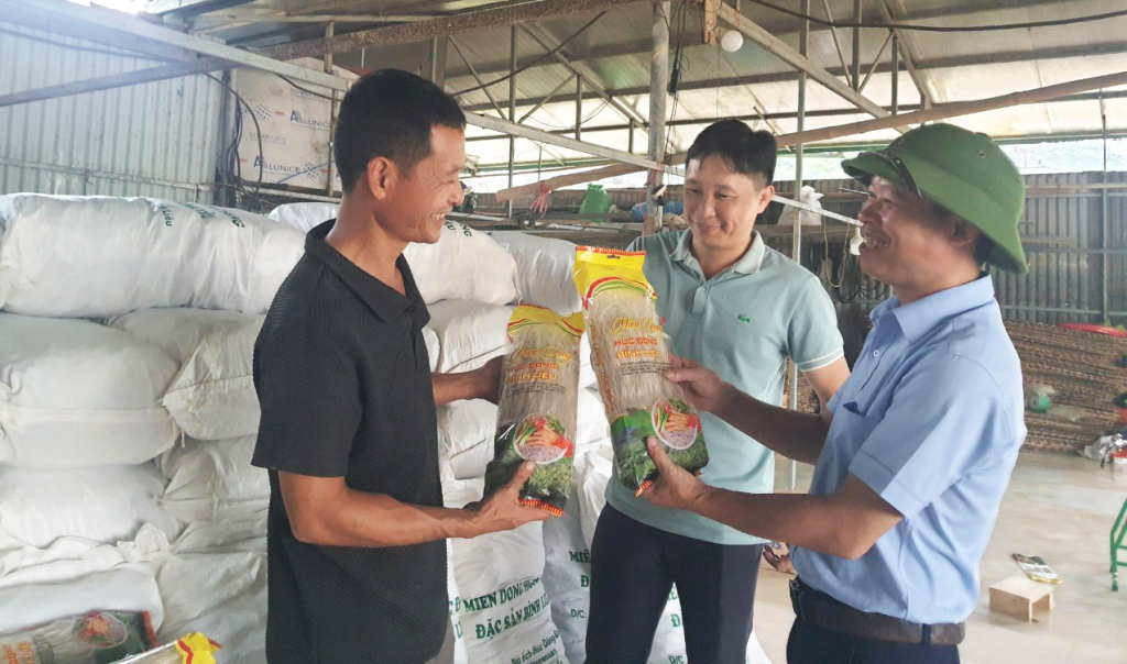 Sản phẩm miến dong của huyện Bình Liêu hiện là sản phẩm OCOP 4 sao, là sản phẩm nông nghiệp chủ lực của tỉnh.