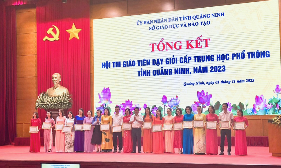 Tổng kết Hội thi giáo viên dạy giỏi cấp THPT tỉnh Quảng Ninh năm 2023