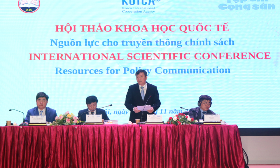 Hội thảo khoa học quốc tế: “Nguồn lực cho truyền thông chính sách”