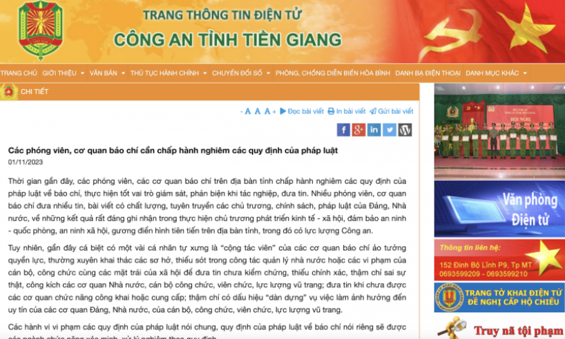 Xử lý nghiêm cộng tác viên báo chí có dấu hiệu “dàn dựng” vụ việc