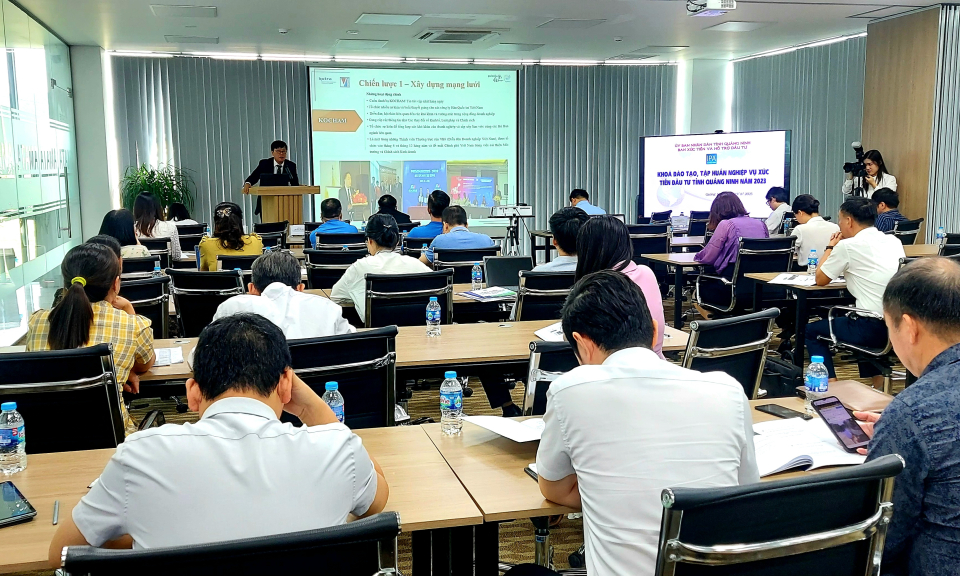 Tập huấn nghiệp vụ xúc tiến đầu tư năm 2023