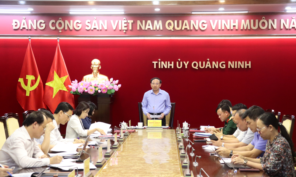 Thường trực Tỉnh ủy cho ý kiến nội dung khảo sát về phát triển kinh tế thị trường định hướng XHCN tại tỉnh