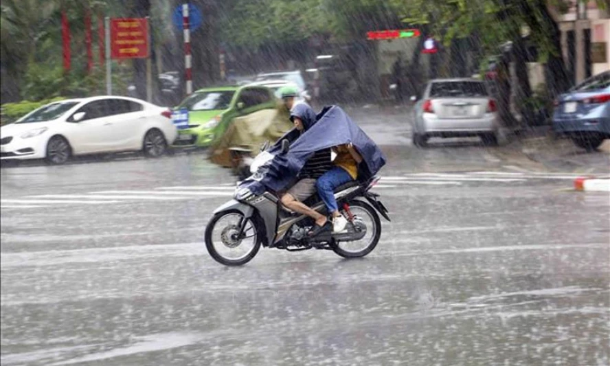 Chiều tối và đêm 5/11, nhiều khu vực có mưa rào và dông