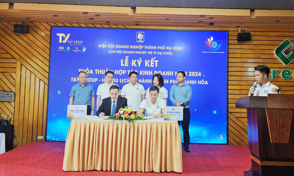 Ký thỏa thuận hợp tác với Hội Du lịch Lữ hành TP Thanh Hoá