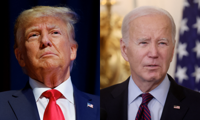 Ông Trump tiếp tục dẫn trước Tổng thống Biden ở các bang chiến trường